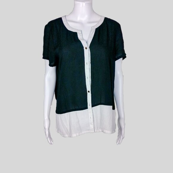 Spense Sheer Button up Women's Blouse - Picture 1 of 4